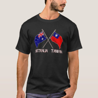 T-shirt Taïwan Drapeau Australie Soutenez Taïwanais Pour L