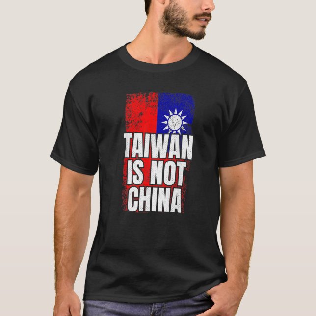 T-shirt Taïwan n'est pas la Chine (Devant)