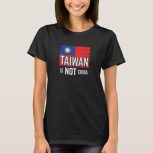T-shirt Taïwan n'est pas la Chine Soutenir le drapeau indé