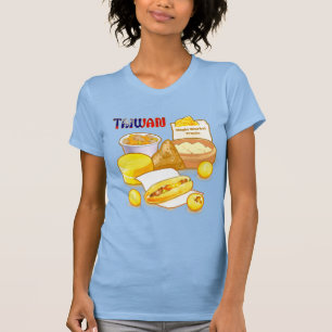 T-shirt Taïwan Night Market Traitements - Dim Sum Taro Bal