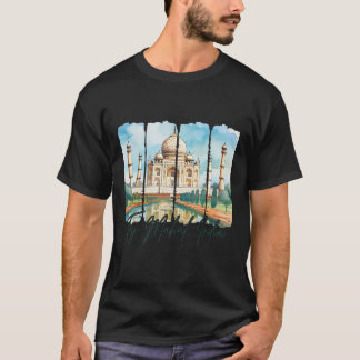 T-shirt Taj Mahal Inde Voyage Voyage Taj Mahal Souvenir