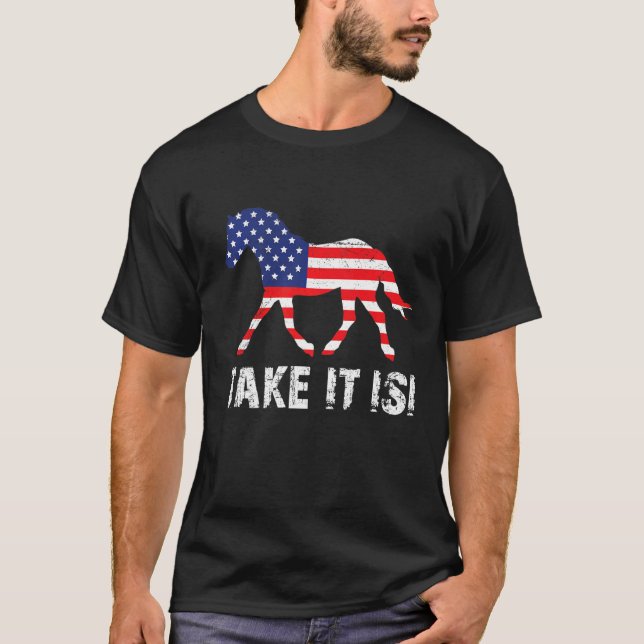 T-shirt Take It Isi Cheval Islandais (Devant)