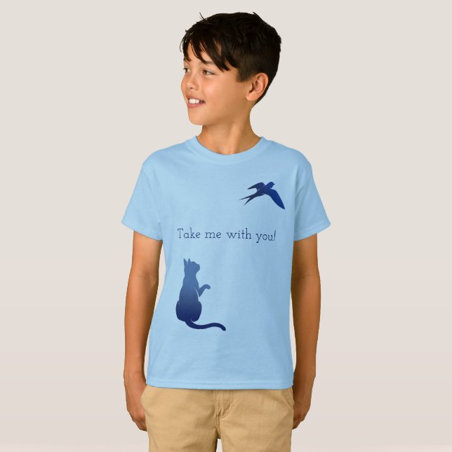 T-shirt Take me with you! (Devant entier)