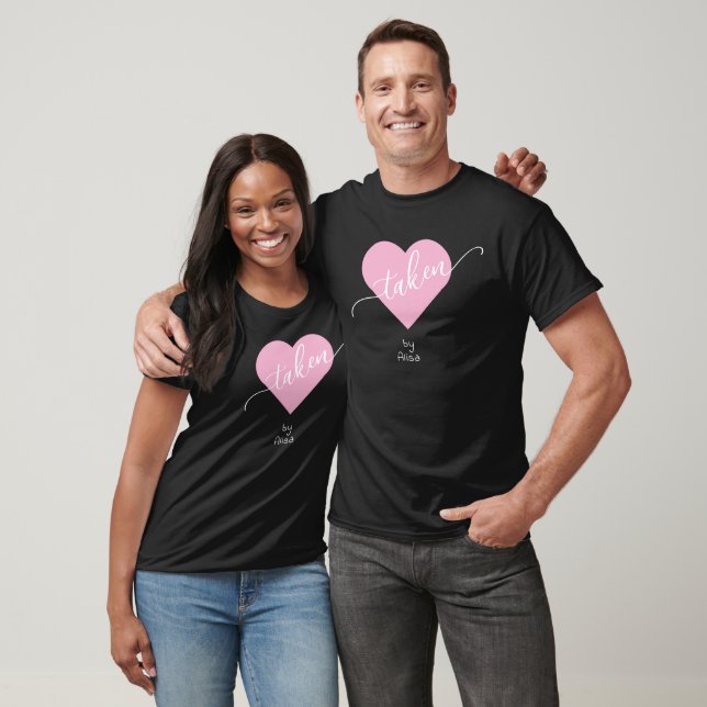 T-shirt TAKEN, Valentine's (Unisexe)