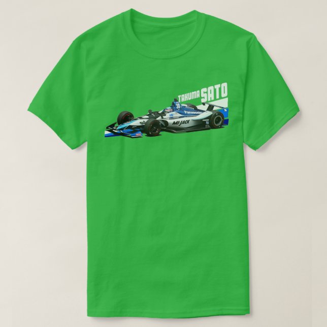 T-shirt Takuma Sato 2018 dark colors (Design devant)