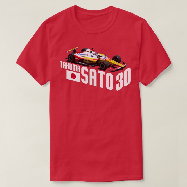 T-shirt Takuma Sato 2019 experimental (Design devant)