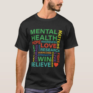 T-shirt Tal Health Matters Sensibilisation Dépression