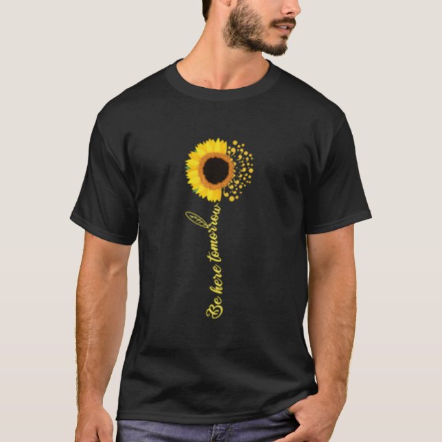 T-shirt Tal Positivité Soyez Ici Demain (Devant)