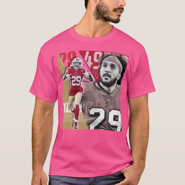 T-shirt Talanoa Hufanga Football Chemise Tapisserie 2 (Devant)
