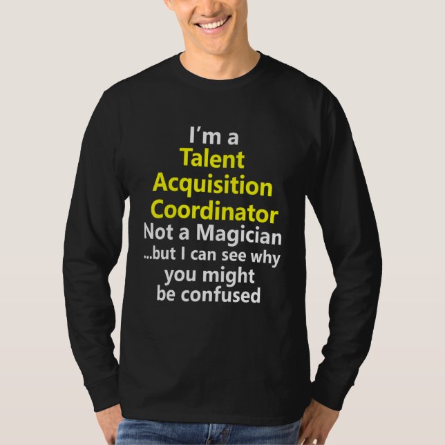 T-shirt Talent Acquisition Coordinator Job Career HR Hirin (Devant)