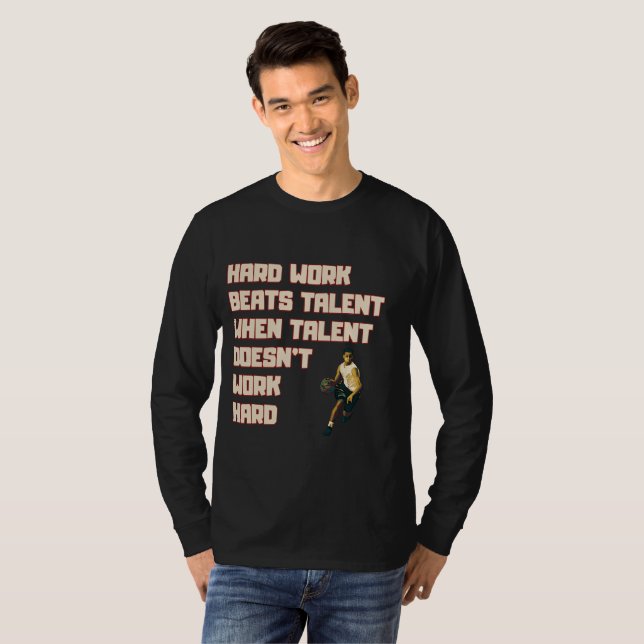 T-shirt Talent de basketball (Devant entier)