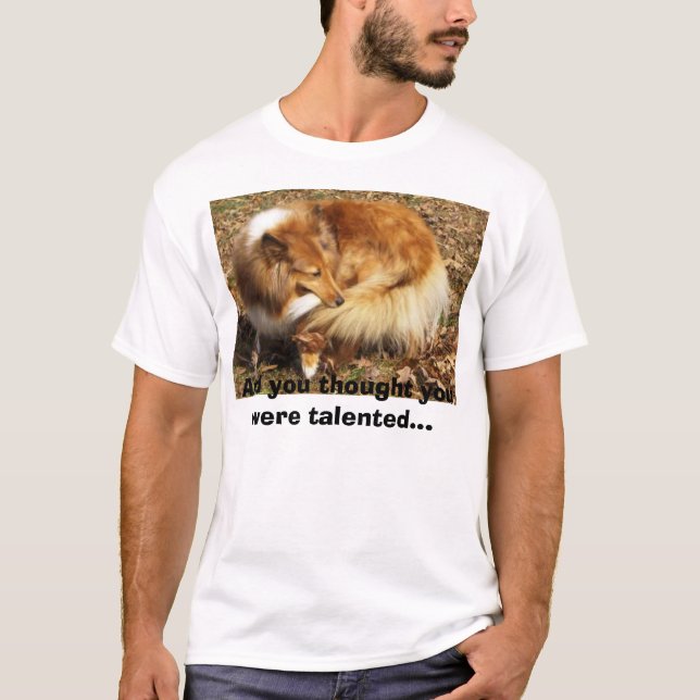 T-shirt Talent du Sheltie (Devant)