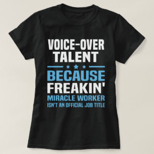 T-shirt Talent vocal-over