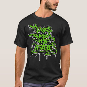 T-SHIRT TALES FROM THE CRATES TEE À ÉGOUTTEMENT HANDSTYLE