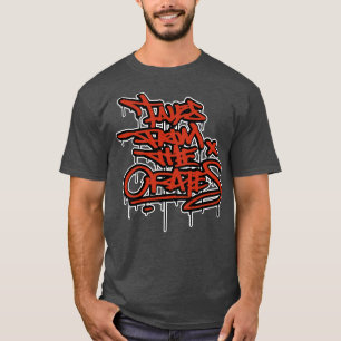 T-SHIRT TALES FROM THE CRATES TEE À ÉGOUTTEMENT HANDSTYLE