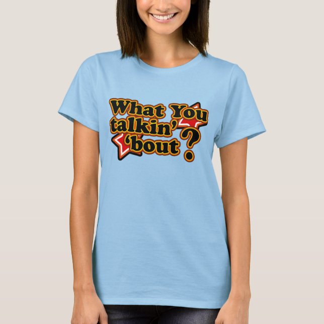 T-shirt Talkin des années 80 'Rétro' 'T-Shirts Bout (Devant)