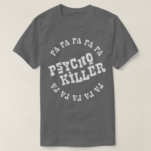 T-shirt Talking Heads Killer Distressed (Design devant)