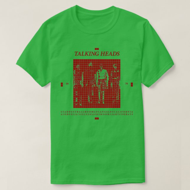 T-shirt Talking Heads More Songs About Buildings and Food (Design devant)