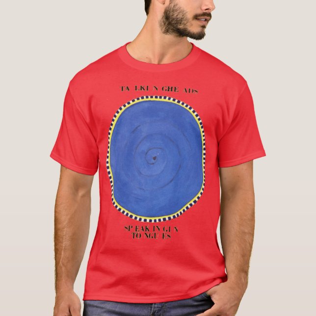 T-shirt Talking Heads Speaking in Tongues Oversized (Devant)