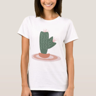 T-shirt Tall Green Plant on Rug Desert Cactus