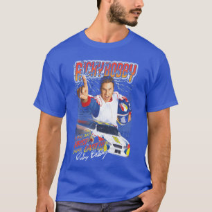 T-shirt Talladega Nights Ricky Bobby Rétro Lightning Colla