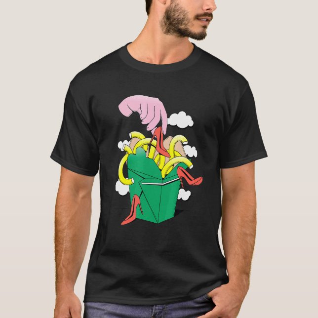 T-shirt Talons Abstraits dans la conception de boîte (Devant)