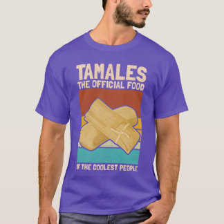 T-shirt Tamales nourriture du Meicanamale rétro le plus co