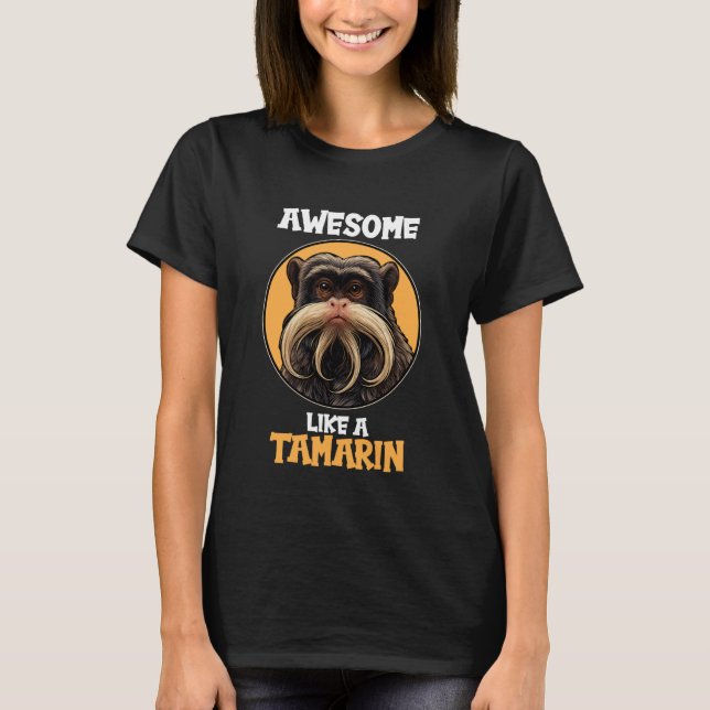 T-shirt Tamarins Incroyables Comme un Tamarin (Devant)