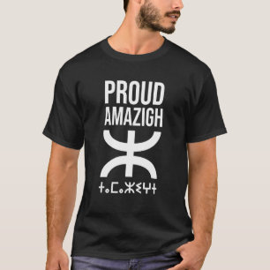 T-shirt Tamazight, symbole de liberté Tifinagh, Fier de l'