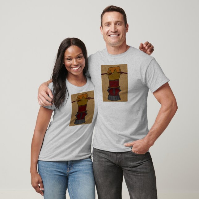 T-SHIRT TAMBOUR AFRICAIN (Unisexe)