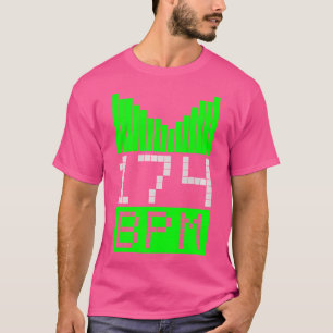 T-shirt Tambour Basse 174 Bpm - Dnb Jungle Fête Raver Dj G
