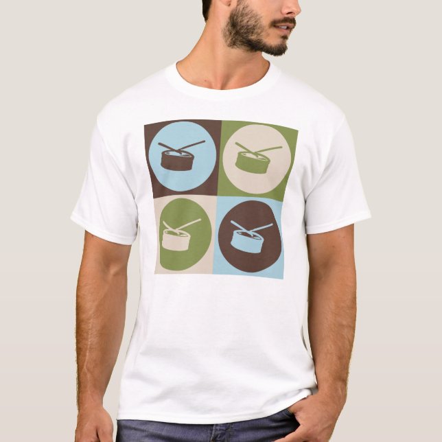 T-shirt Tambour de piège d'art de bruit (Devant)