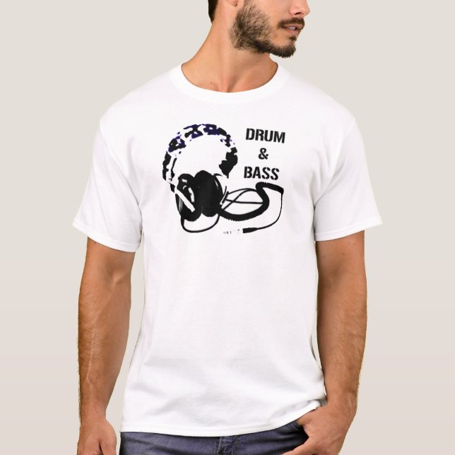 T-shirt Tambour et basse (Devant)