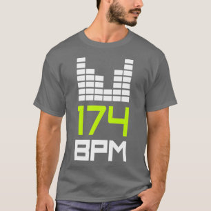 T-shirt Tambour et basse 174 BPM DnB Musique Liquide Jungl