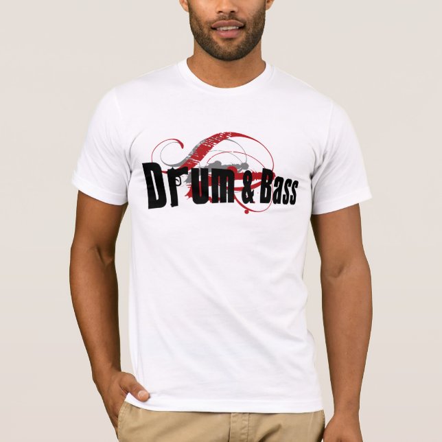 T-shirt Tambour et foule de basse (Devant)