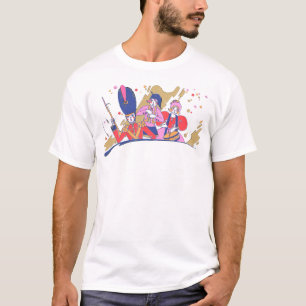T-shirt Tambour majeur en fusion avec équipage zombie