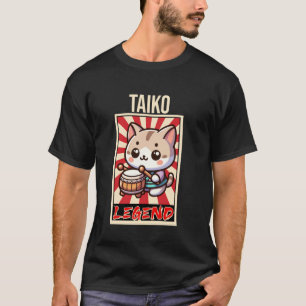 T-shirt Tambour taïko japonais traditionnel