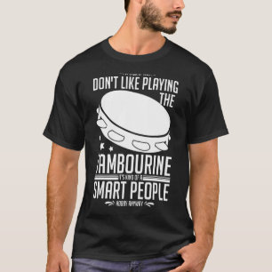 T-shirt Tambourine Instrument Drum Player Music Begin L