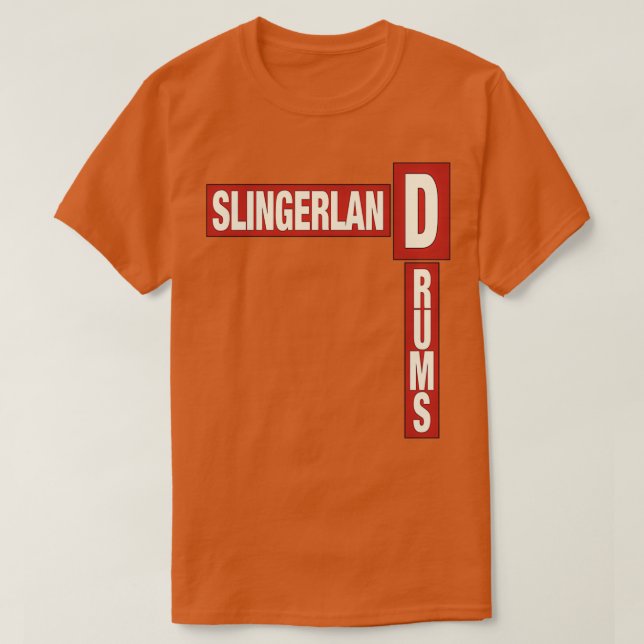 T-shirt Tambours de Slingerland (Design devant)