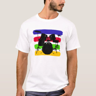 T-shirt Tambours et chemise de rayures
