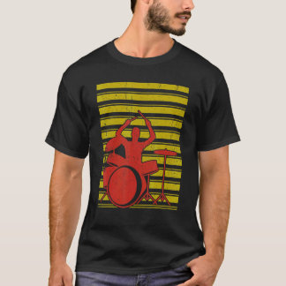 T-shirt Tambours Et Percussionniste