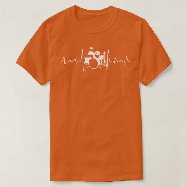 T-shirt Tambours Heartbeat (Design devant)