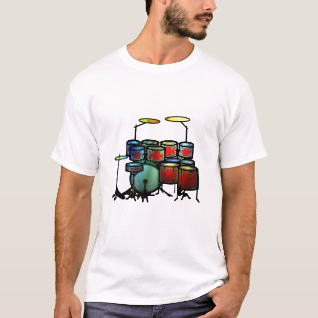 T-shirt Tambours rouges (Devant)