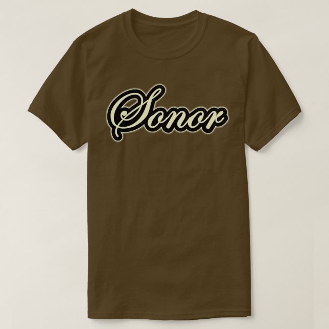 T-shirt Tambours sonor Vintage  (Design devant)