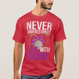 T-shirt Tambours tambours à instruments de musique tambour