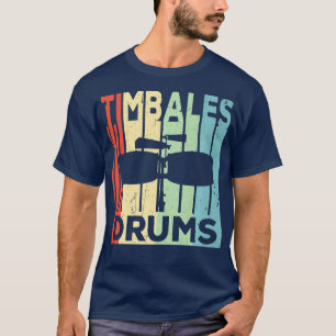 T-shirt Tambours Timbales Vintage Premium