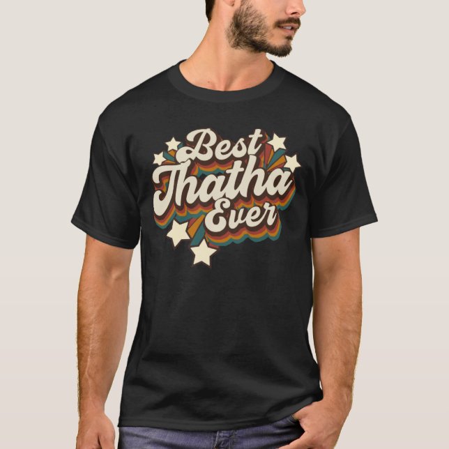 T-shirt Tamil Thatha Grand-pa Meilleur Thatha Jamais (Devant)