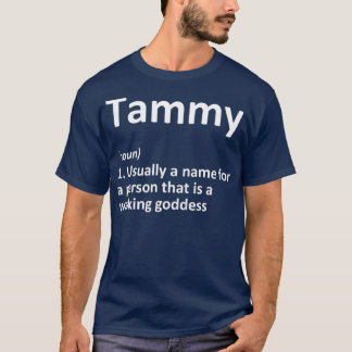 T-shirt TAMMY Définition Nom personnalisé Drôle cadeau