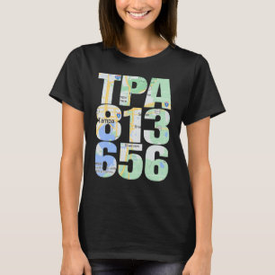 T-shirt Tampa Bay Floride Tpa 813 656 Plages De Voyage Sur