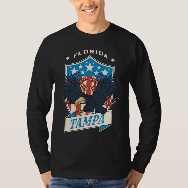 T-shirt Tampa City National Florida Day (Devant)